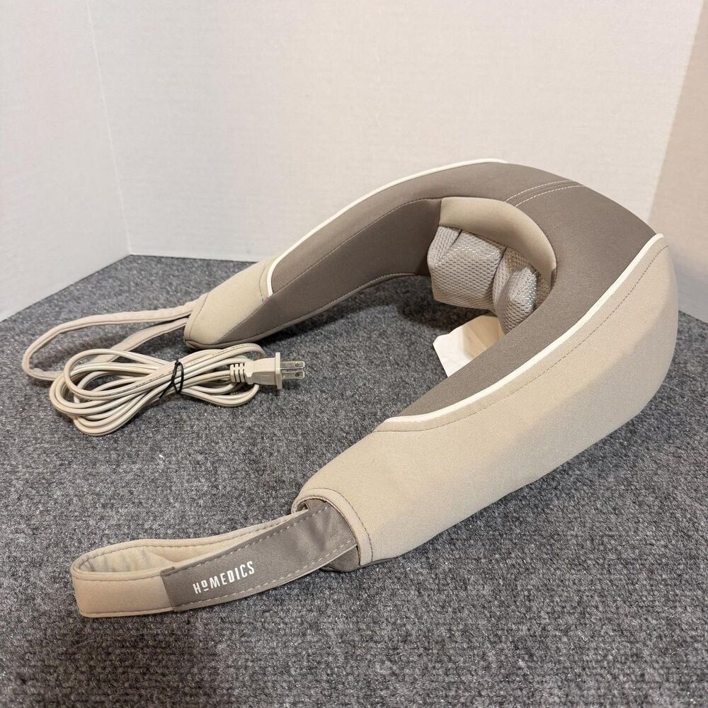 HoMedics NMS-360 Shiatsu Neck Shoulder Massager Heat Vibration Electric